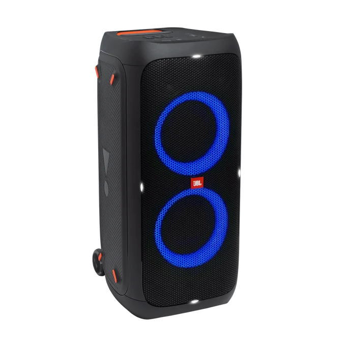 1x JBL PartyBox 310 + statief in lichtshow setting